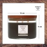 FIREWOOD & BIRCH Duża świeca - Nature's Wick by WoodWick