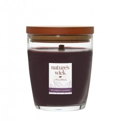 WILDBERRY & JASMINE Średnia świeca - Nature's Wick® by WoodWick®