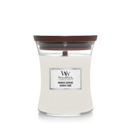 SMOKED JASMINE ŚWIECA ŚREDNIA - WoodWick