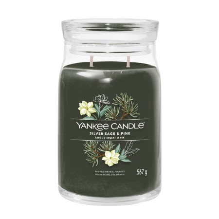 SILVER SAGE & PINE Świeca duża - Yankee Candle