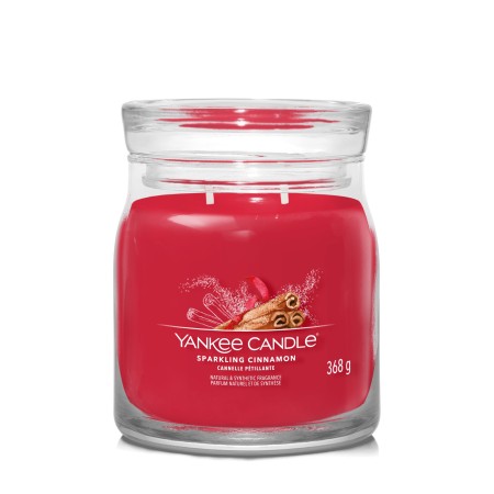 SPARKLING CINNAMON Świeca średnia - Yankee Candle