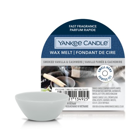 SMOKED VANILLA & CASHMERE Wosk - Yankee Candle