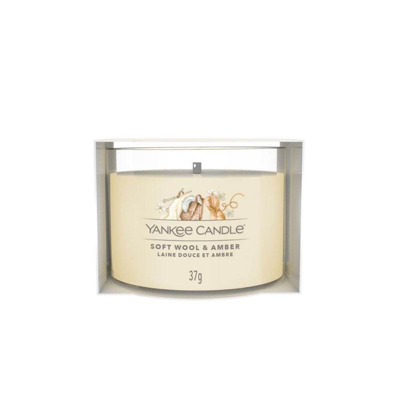 SOFT WOOL & AMBER Świeca mini - Yankee Candle