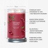 BLACK CHERRY Tumbler z 2 knotami - Yankee Candle