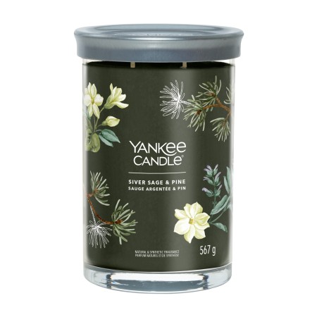 SILVER SAGE & PINE Tumbler z 2 knotami - Yankee Candle