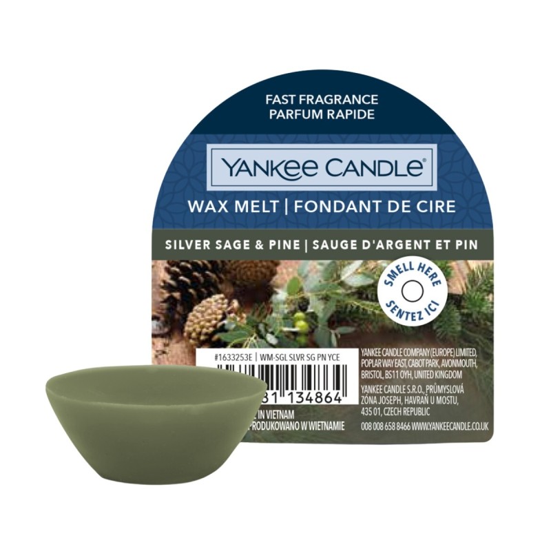 SILVER SAGE & PINE Wosk - Yankee Candle