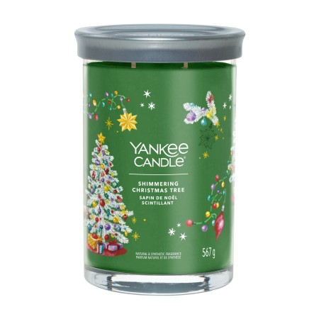 SHIMMERING CHRISTMAS TREE Tumbler z 2 knotami - Yankee Candle