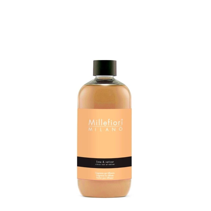 LIME & VETIVER Uzupełniacz do pałeczek 500 ml MILLEFIORI MILANO - Millefiori