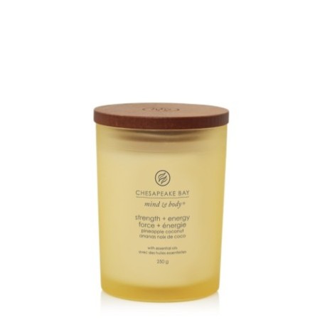 STRENGTH & ENERGY (PINEAPPLE COCONUT) ŚWIECA ŚREDNIA - Chesapeake Bay Candle