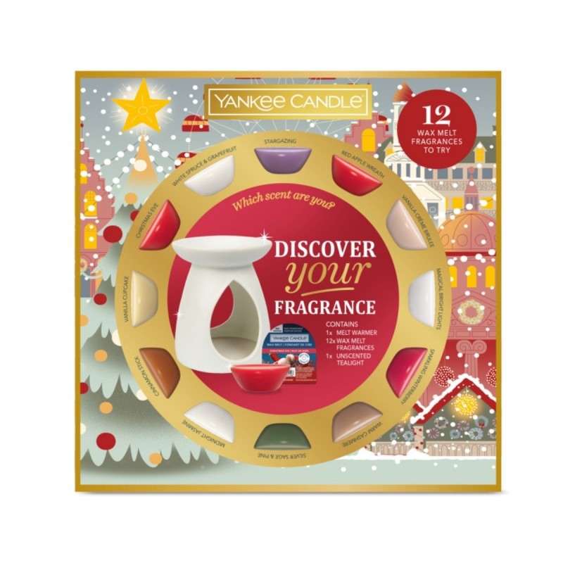 PASSPORT TO THE HOLIDAYS Zestaw kominek i 12 wosków - Yankee Candle