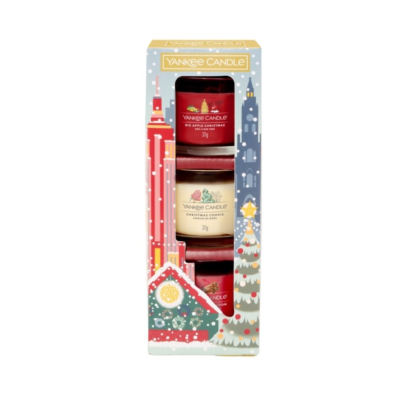 PASSPORT TO THE HOLIDAYS Zestaw 3 świec mini - Yankee Candle