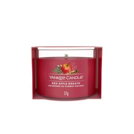 RED APPLE WREATH Świeca mini - Yankee Candle