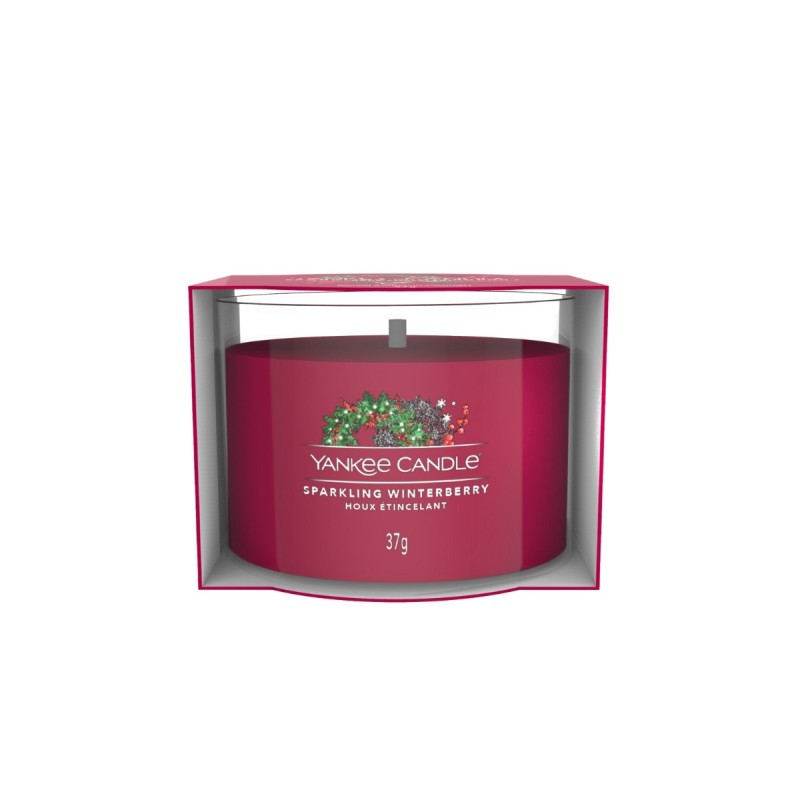 SPARKLING WINTERBERRY Świeca mini - Yankee Candle