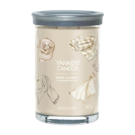 WARM CASHMERE Tumbler z 2 knotami - Yankee Candle