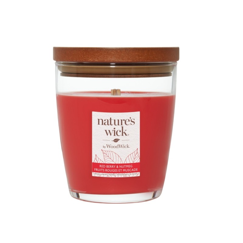 REDBERRY & NUTMEG Średnia świeca - Nature's Wick by WoodWick