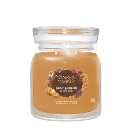 GOLDEN PUMPKIN Świeca średnia - Yankee Candle