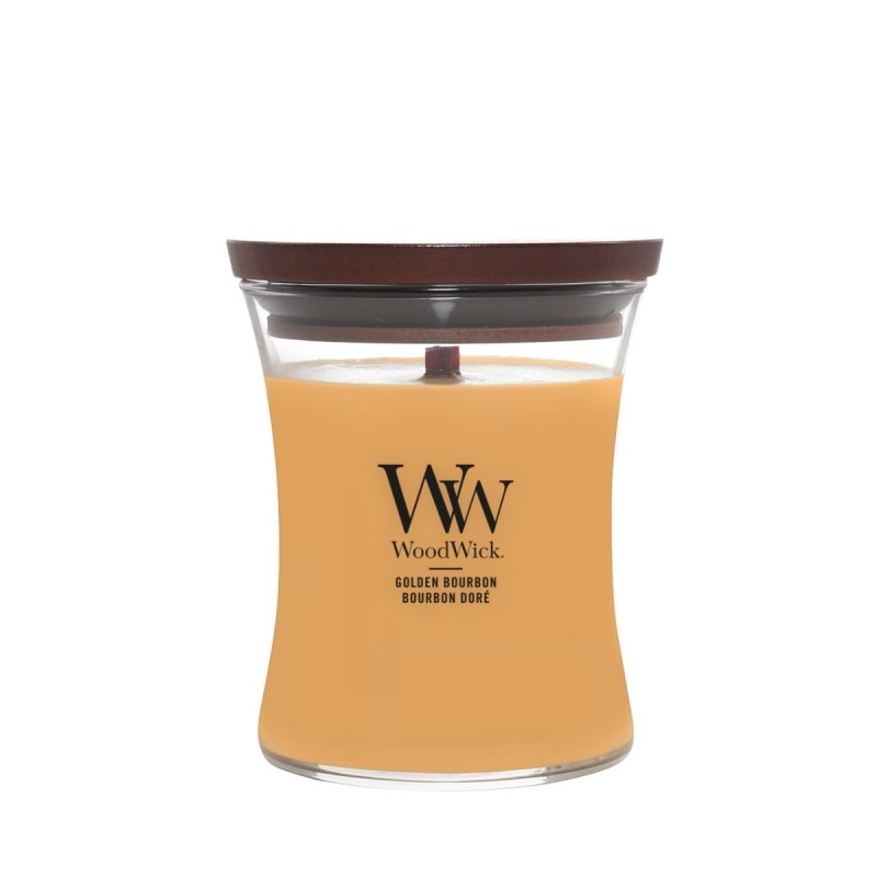 GOLDEN BOURBON ŚWIECA ŚREDNIA - WoodWick GOLDEN BOURBON ŚWIECA ŚREDNIA - WoodWick
