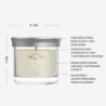 VANILLA FLURRIES Tumbler z 1 knotem - Yankee Candle