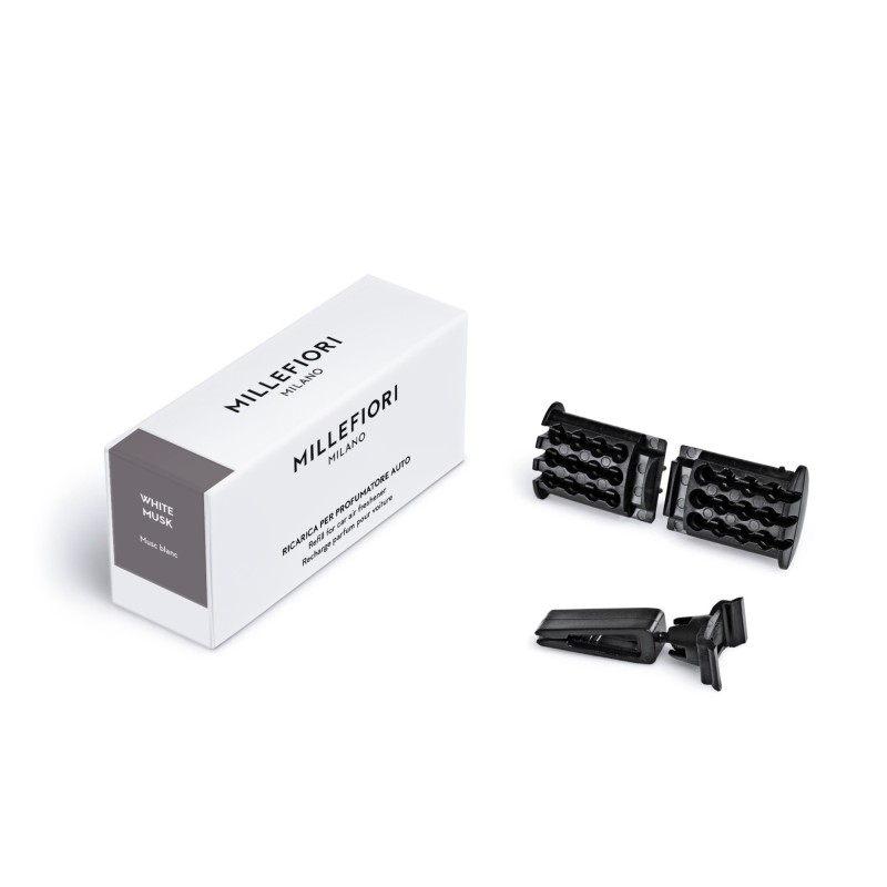 WHITE MUSK Odświeżacz do samochodu CAR ICON - Millefiori