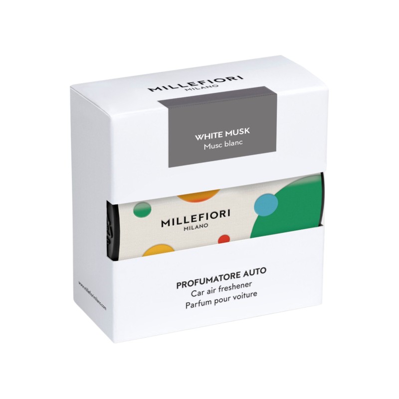 WHITE MUSK Odświeżacz do samochodu CAR ICON - Millefiori