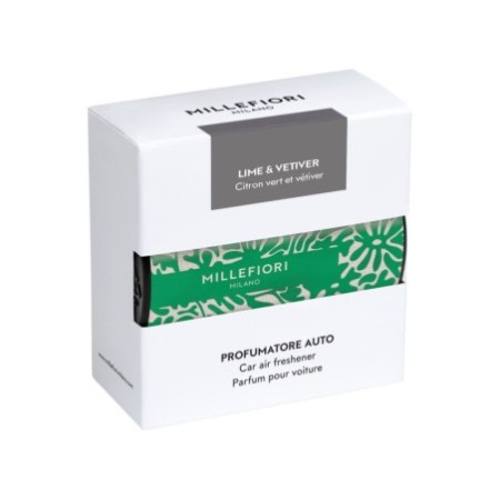 LIME & VETIVER Odświeżacz do samochodu CAR ICON - Millefiori