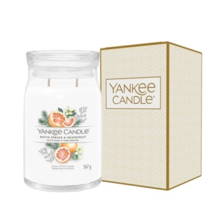 WHITE SPRUCE & GRAPEFRUIT Świeca duża - Yankee Candle