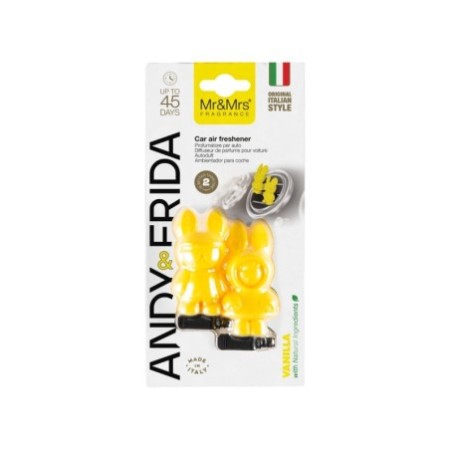 VANILLA Odświeżacz do samochodu ANDY&FRIDA - Mr&Mrs Fragrance