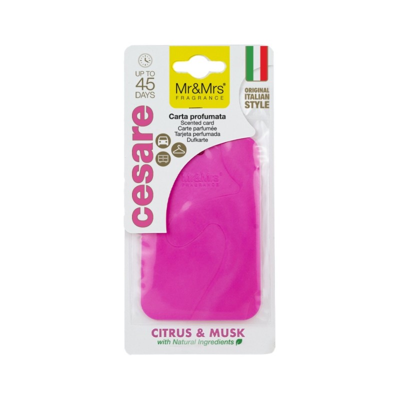 CITRUS&MUSK Zawieszka zapachowa CESARE - Mr&Mrs Fragrance
