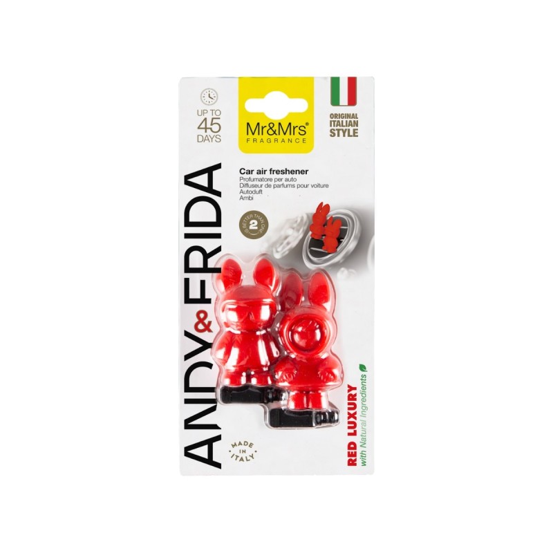 RED LUXURY Odświeżacz do samochodu ANDY&FRIDA - Mr&Mrs Fragrance