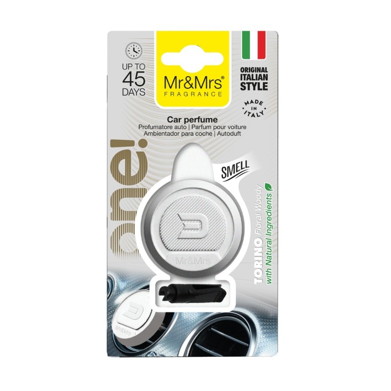 TORINO (FLORAL-WOODY) Odświeżacz do samochodu ONE! - Mr&Mrs Fragrance