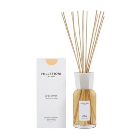 LIME & VETIVER Pałeczki zapachowe 500ml MILLEFIORI MILANO - Millefiori