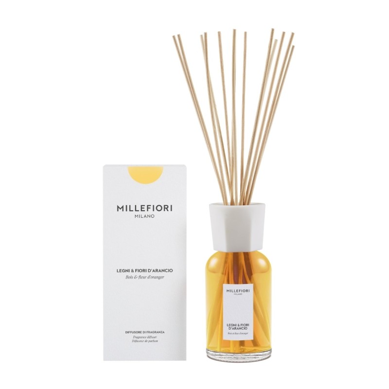 LEGNI E FIORI D'ARANCIO Pałeczki zapachowe 500ml MILLEFIORI MILANO - Millefiori