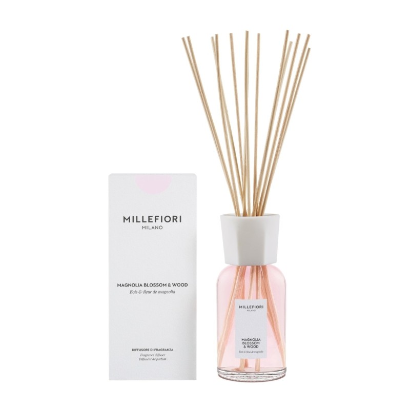 MAGNOLIA BLOSSOM & WOOD Pałeczki zapachowe 500ml MILLEFIORI MILANO - Millefiori