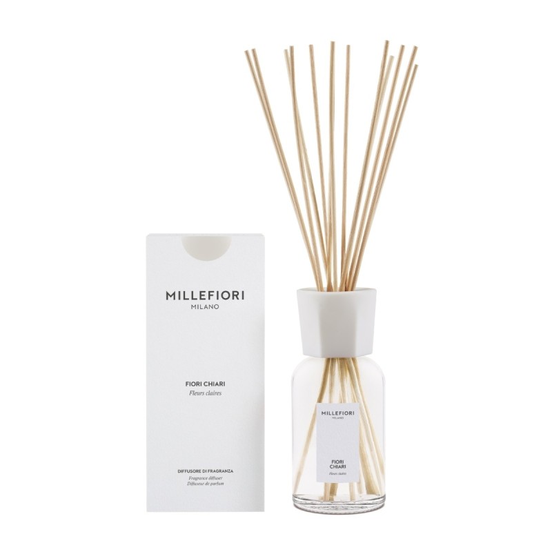 FIORI CHIARI Pałeczki zapachowe 500ml MILLEFIORI MILANO - Millefiori