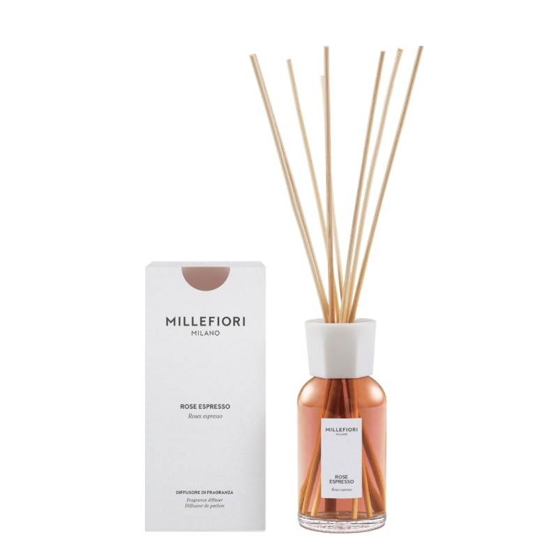 ROSE ESPRESSO Pałeczki zapachowe 250 ml MILLEFIORI MILANO - Millefiori