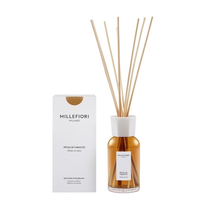 PETALI DI TABACCO Pałeczki zapachowe 250 ml MILLEFIORI MILANO - Millefiori