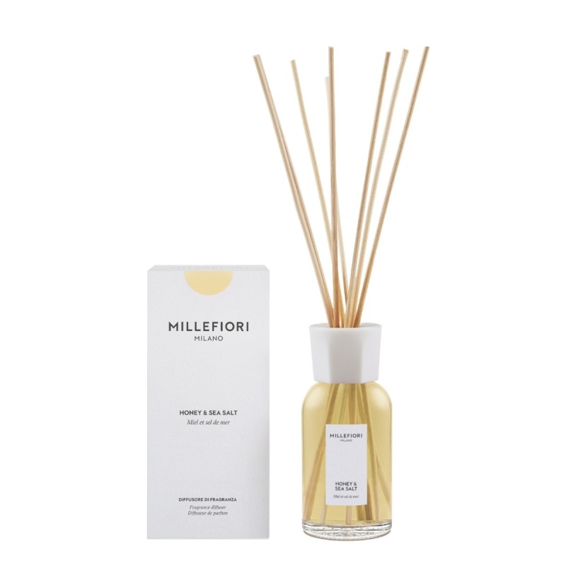 HONEY & SEA SALT Pałeczki zapachowe 250 ml MILLEFIORI MILANO - Millefiori
