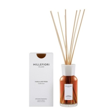 VANILLA & WOOD Pałeczki zapachowe 250 ml MILLEFIORI MILANO - Millefiori
