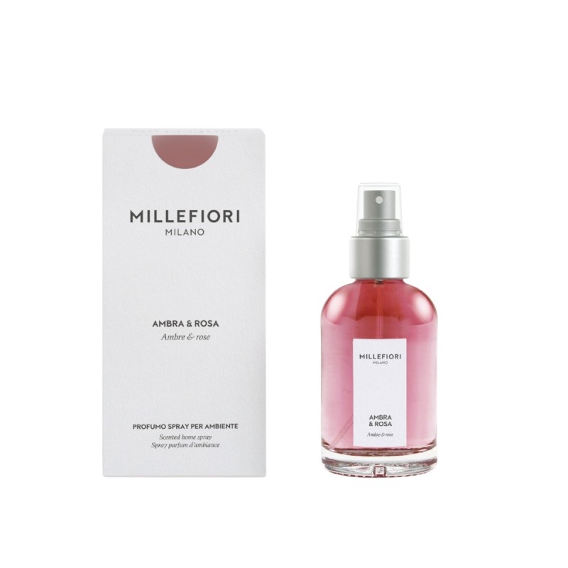 AMBRA & ROSA Perfumy do wnętrz 100 ml MILLEFIORI MILANO - Millefiori
