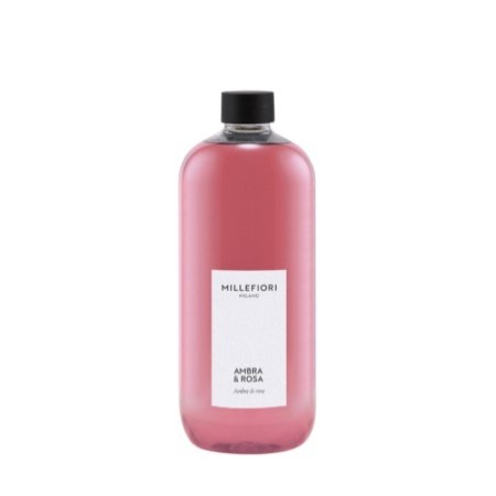 AMBRA & ROSA Uzupełniacz do pałeczek 500 ml MILLEFIORI MILANO - Millefiori