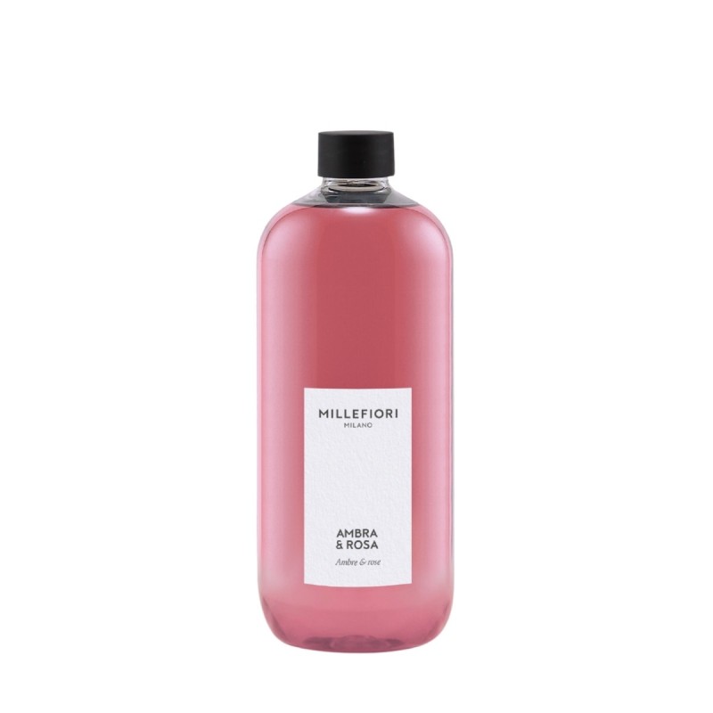 AMBRA & ROSA Uzupełniacz do pałeczek 500 ml MILLEFIORI MILANO - Millefiori