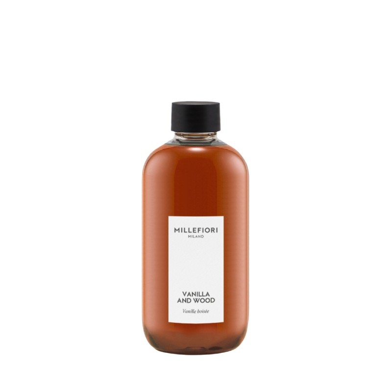 VANILLA & WOOD Uzupełniacz do pałeczek 250 ml MILLEFIORI MILANO - Millefiori