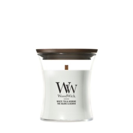 WHITE TEA & JASMINE ŚWIECA MAŁA - WoodWick
