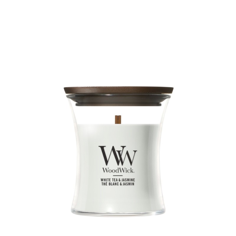 WHITE TEA & JASMINE ŚWIECA MAŁA - WoodWick