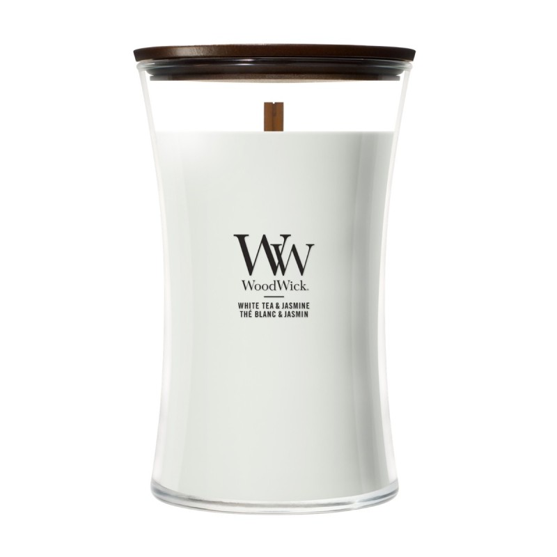WHITE TEA & JASMINE ŚWIECA DUŻA - WoodWick