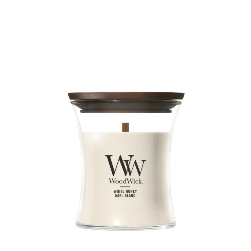WHITE HONEY ŚWIECA MAŁA - WoodWick