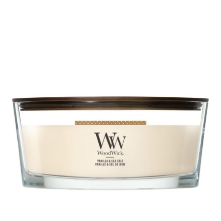 VANILLA & SEA SALT ŚWIECA ELIPSA - WoodWick