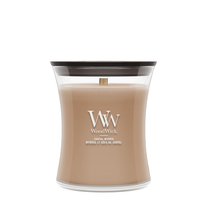 SANTAL MYRRH ŚWIECA ŚREDNIA - WoodWick