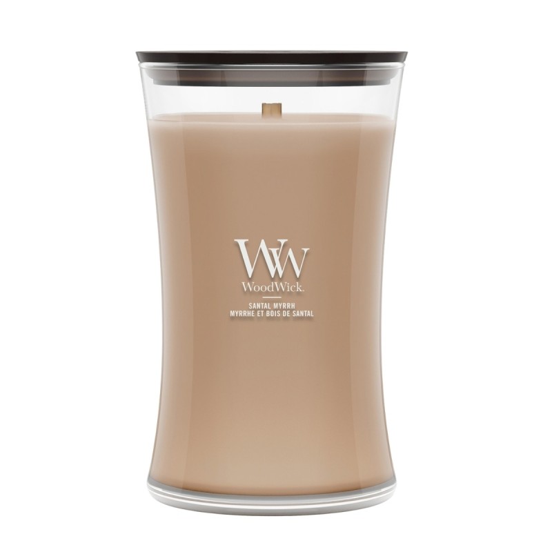 SANTAL MYRRH ŚWIECA DUŻA - WoodWick