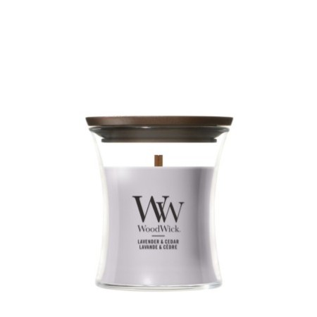 LAVENDER & CEDAR ŚWIECA MAŁA - WoodWick
